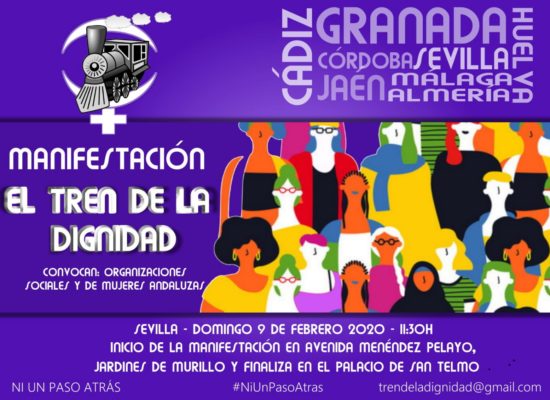 Manifestación Tren de la Dignidad